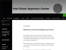 Tablet Screenshot of feelgreathypnosiscenter.com